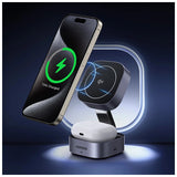 БЕЗЖИЧНО ЗАРЯДНО 3in1,МАГНИТ,15W/iOs W702 UGREEN