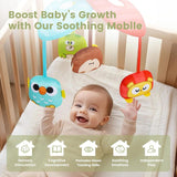 Бебешка музикална въртележка за кошара и количка Raya Toys Baby Crib Bell – Нежни мелодии, светлини и вълшебни сънища