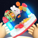 Детски мултифункционален интерактивен телефон Multifunctional Telephone Game – Образователна музикална играчка със светлини, пиано и звуци (18+ месеца)