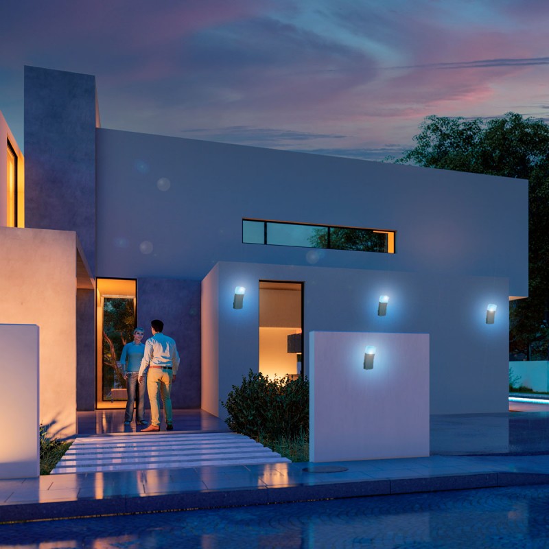 SMART WIFI CURVE WALL RGBW 520lm DG IP44 SMART LEDVANCE