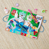 Детски дървен шпионски куфар Zynora Paw Patrol: Spy Rescue – Преносим дървен комплект с игрално табло, магнитни дрон-въдици и фенерче (3+ години)