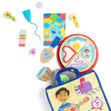 Детски дървен музикален пъзел Melissa &amp; Doug „Зоопарк“ – Интерактивна звукова игра със звуци на животни и дръжки (2+ години)