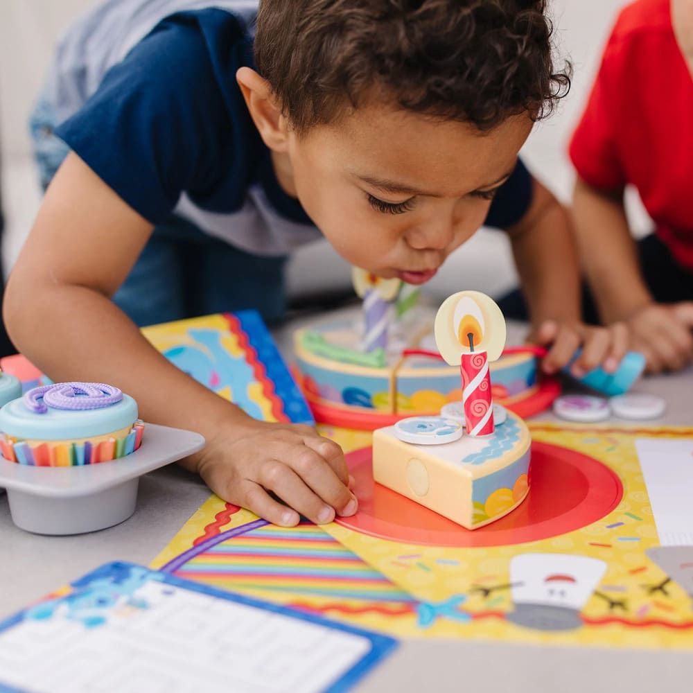 Детски дървен музикален пъзел Melissa &amp; Doug „Зоопарк“ – Интерактивна звукова игра със звуци на животни и дръжки (2+ години)