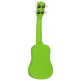 Детска дървена китара Zynora Green Melody – Премиум класически музикален инструмент от дърво с 4 метални струни (3+ години)