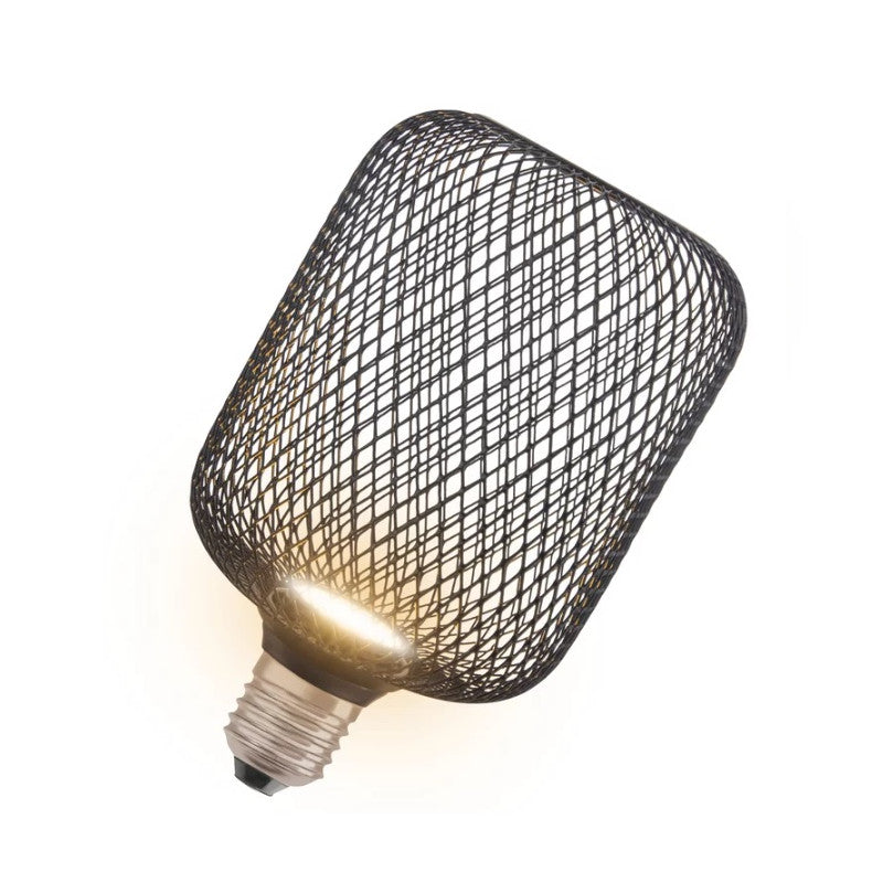 LED ЛАМПА DECOR FLAT SQ100 BLACK 3.5W 827 E27 LEDVANCE