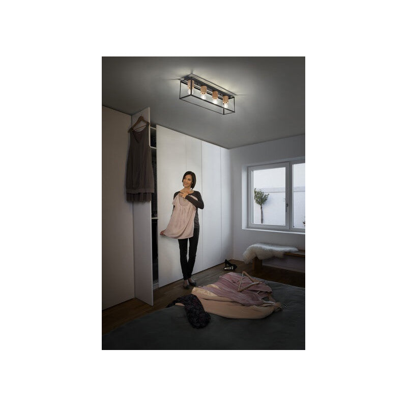 ДЕКОРАТИВНА ЛАМПА ЗА ТАВАН DECOR NAIROBI CEILING BK WD E27 LEDVANCE