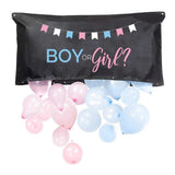Парти комплект за разкриване на пола на бебето Zynora Gender Reveal – Комплект с балони, панделка и кукички за декорация