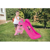 Детска пързалка Barbie Моята първа пързалка Dolu 1607 – Пластмасова розова пързалка за момичета със стабилни стъпала и дръжки за дома и двора (2+ години)