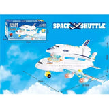 Детски интерактивен електрически самолет Space Shuttle A380 – Космически самолет със светлини, звуци и Bump& Go функция (3+ години)
