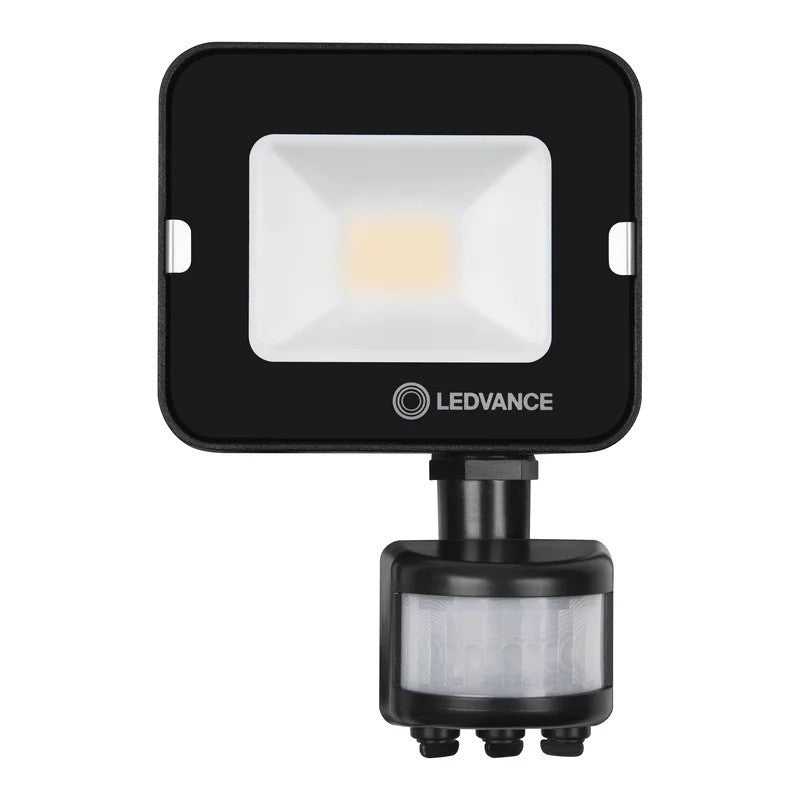 OSRAM - LED Прожектор със сензор COMPAKT, 10W 900lm 3000K IP65, цвят черен