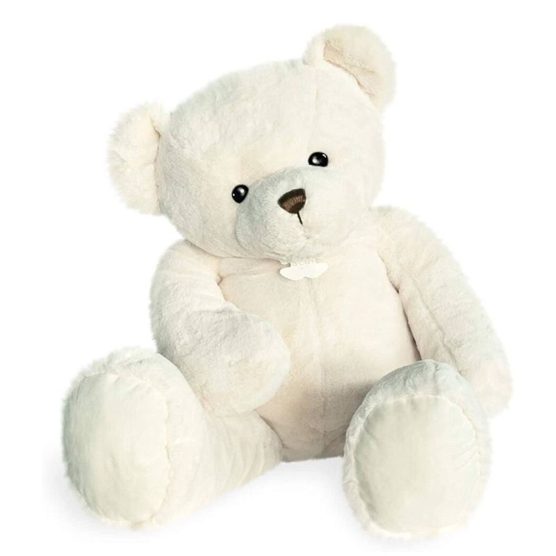 Огромно луксозно плюшено мече Doudou Titours Bear – Хипер-меко френско мече за гушкане, игра и интериор (135 см, 4 кг)