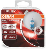 Халогенни крушки OSRAM NIGHT BREAKER LASER +150% H11/H8 2 бр.