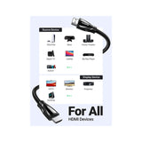 КАБЕЛ 8K HDMI/HDMI ПЛЕТЕН 5m HD140 UGREEN