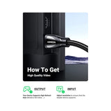 КАБЕЛ 8K HDMI/HDMI ПЛЕТЕН 5m HD140 UGREEN