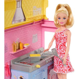 Детски трансформиращ се камион за лимонада Barbie® (Mattel) – Розов мобилен бар 2 в 1 с над 25 тематични аксесоара и зона за хранене (3+ години)