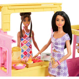 Детски трансформиращ се камион за лимонада Barbie® (Mattel) – Розов мобилен бар 2 в 1 с над 25 тематични аксесоара и зона за хранене (3+ години)