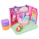 Луксозен детски игрален комплект Gabby's Dollhouse: Спалнята на Pillow Cat (Sweet Dreams Bedroom) с трансформиращо се легло и изненади (3+ години)