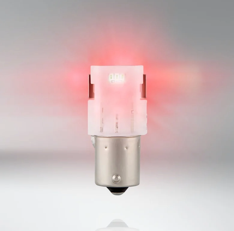 АВТОМОБИЛНА LED ЛАМПА 7506DRP-02B 1,4W 12V P21W ЧЕРВЕНИ BA15S OSRAM