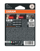 АВТОМОБИЛНА LED ЛАМПА 7506DRP-02B 1,4W 12V P21W ЧЕРВЕНИ BA15S OSRAM