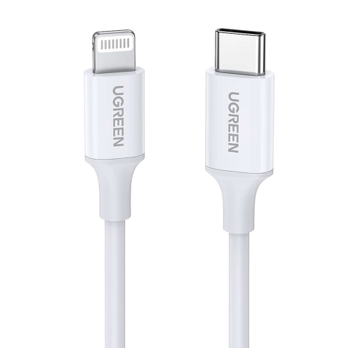 КАБЕЛ USB-C / Lightining MFI 2m US171 UGREEN - БЯЛ