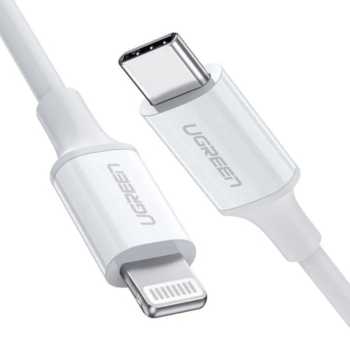 КАБЕЛ USB-C / Lightining MFI 2m US171 UGREEN - БЯЛ