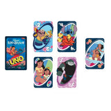 Тематична игра с карти Zynora UNO Lilo & Stitch – Динамична семейна игра с ексклузивен Дисни дизайн и специално хавайско правило (7 години +)