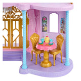 Огромен интерактивен замък за кукли Disney Princess Magical Adventures Castle 3в1 – Многоетажен светещ замък със звуци и 25+ аксесоара (122 см)
