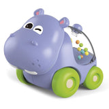 Бебешки образователен комплект Lisciani Carotina Baby: Hippo Car &amp; Memo – Интерактивна количка-хипопотам и първа мемо игра с карти за памет (1-4 години)