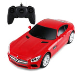 Кола с дистанционно Rastar Mercedes-AMG GT – Радиоуправляема спортна суперкола с независимо окачване, артикул 72100 (Мащаб 1:24)
