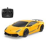 Кола с дистанционно Raya Toys Lamborghini Superleggera – Радиоуправляема спортна суперкола със светещи фарове, 2.4 GHz (Мащаб 1:24)