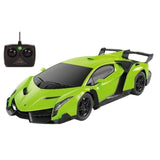 Кола с дистанционно Raya Toys Lamborghini Veneno – Радиоуправляема футуристична суперкола със светещи фарове, 2.4 GHz (Мащаб 1:24)