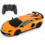 Кола с дистанционно Rastar Lamborghini Aventador SVJ – Радиоуправляема суперкола с детайлен интериор, артикул 96100 (Мащаб 1:24)