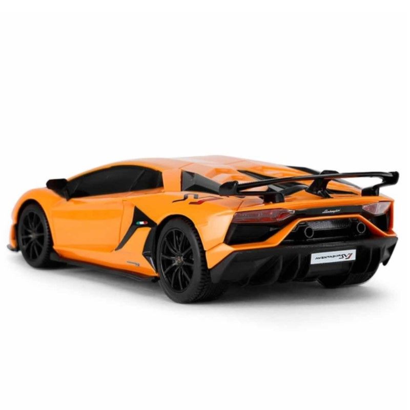 Кола с дистанционно Rastar Lamborghini Aventador SVJ – Радиоуправляема суперкола с детайлен интериор, артикул 96100 (Мащаб 1:24)