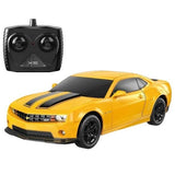 Кола с дистанционно Raya Toys Chevrolet Camaro – Радиоуправляема американска мускулна кола със светещи фарове, 2.4 GHz (Мащаб 1:24)