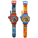 Детски уоки токи часовници Paw Patrol 2 в 1 с фенерче и компас – Акумулаторен комплект Пес Патрул от 2 броя с USB, за момчета и момичета (3+ години)