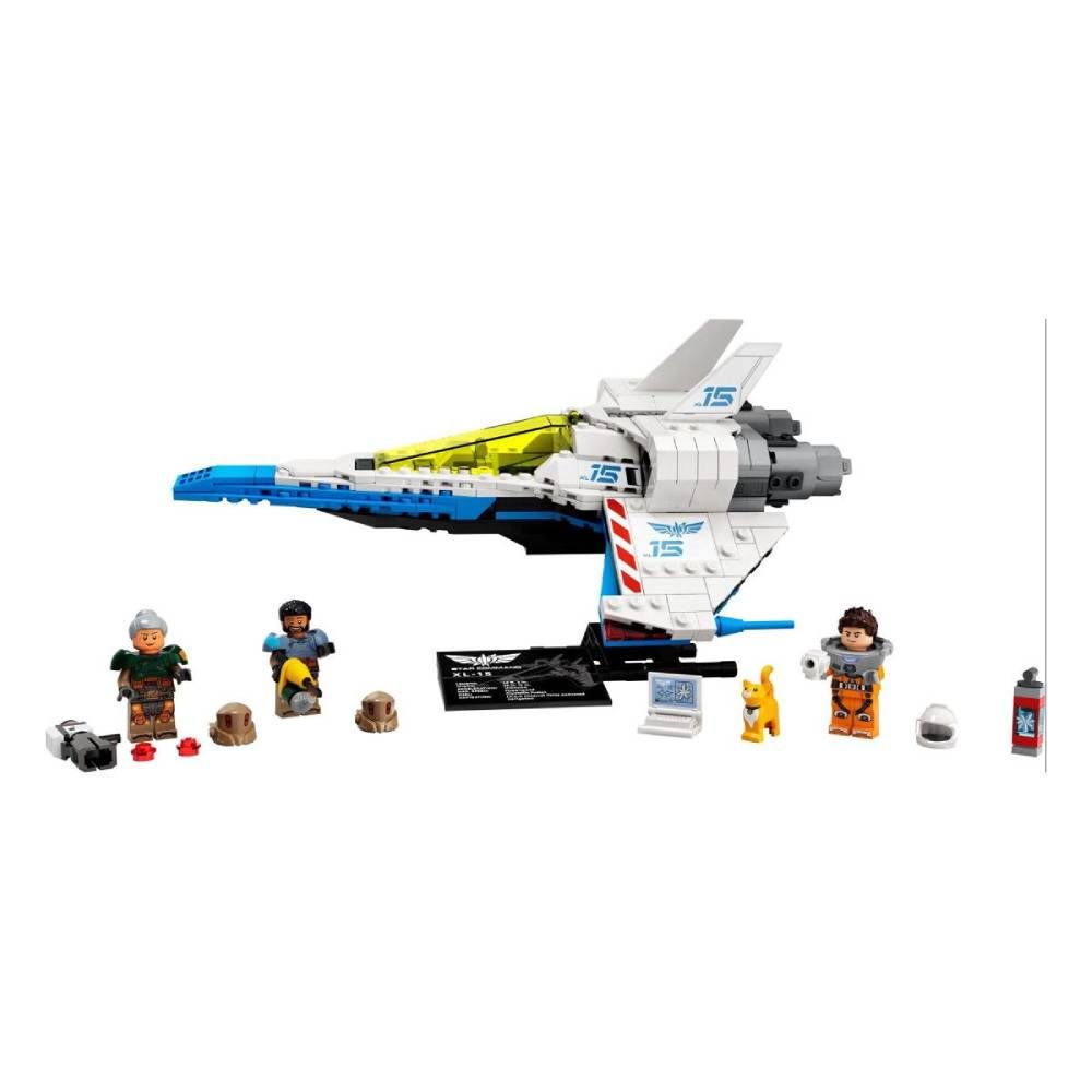 Детски образователен конструктор LEGO Lightyear Космически кораб XL-15 76832 – Интерпланетарен изтребител с минифигурки и оръжия (497 части)