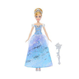 Интерактивна кукла Disney Princess Омагьосана Пепеляшка (Cinderella) със светлини, магическа пръчка и звукови ефекти (25 см)