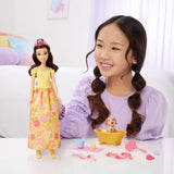 Детски игрален комплект Disney Princess Бел (Belle) с кученце за баня и Color Change ефект