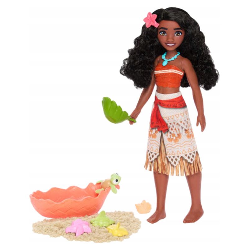 Детски игрален комплект Disney Vaiana с приключенско кану и морски фигурки (Океанско приятелство)