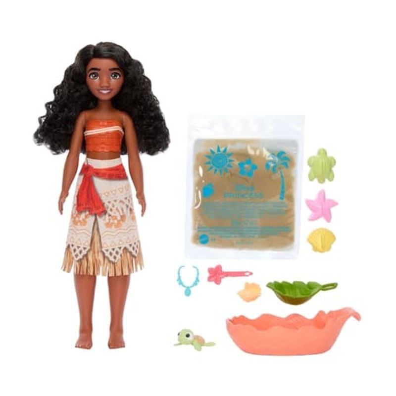 Детски игрален комплект Disney Vaiana с приключенско кану и морски фигурки (Океанско приятелство)