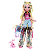 Детска модна кукла Monster High Lagoona Blue (Лагуна Блу) – Подвижна кукла с пиранята Нептуна и океански аксесоари (27 см)