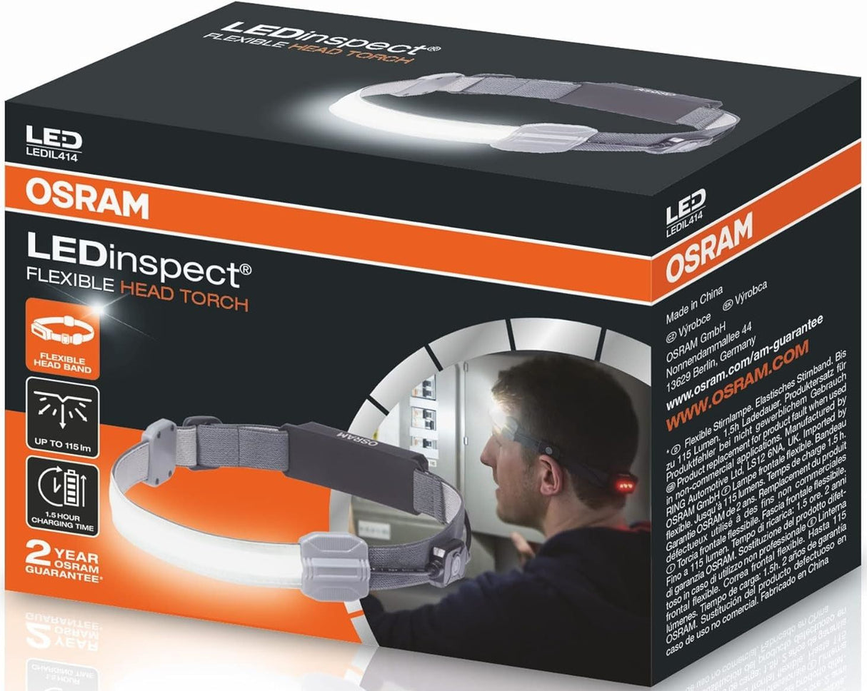 LED ЧЕЛНИК LEDINSPECT LEDIL414 FLEXIBLE HEAD TORCH OSRAM