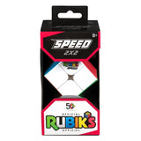 Електронно скоростно кубче Zynora Speed Cube 2x2 – Професионален безстикерен пъзел за speedcubing, предварително смазан, за рефлекси и логика (8+ години)