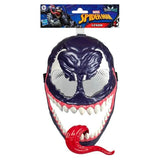 Детска интерактивна маска Hasbro Marvel Spider-Man VenomVersus – Маска на Venom с движещ се език и регулируема лента (5+ години)