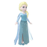 Детска мини модна кукла Disney Frozen Елза (Elsa) от Mattel – Джобна принцеса за приключения в движение (9 см)