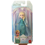 Детска мини модна кукла Disney Frozen Елза (Elsa) от Mattel – Джобна принцеса за приключения в движение (9 см)
