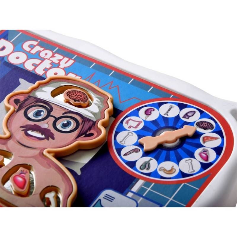 Детска настолна игра Zynora Little Surgeon – Интерактивна докторска игра за сръчност с вибриращ пациент, медицински органи и скалпел (4+ години)