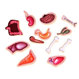 Детска настолна игра Zynora Little Surgeon – Интерактивна докторска игра за сръчност с вибриращ пациент, медицински органи и скалпел (4+ години)