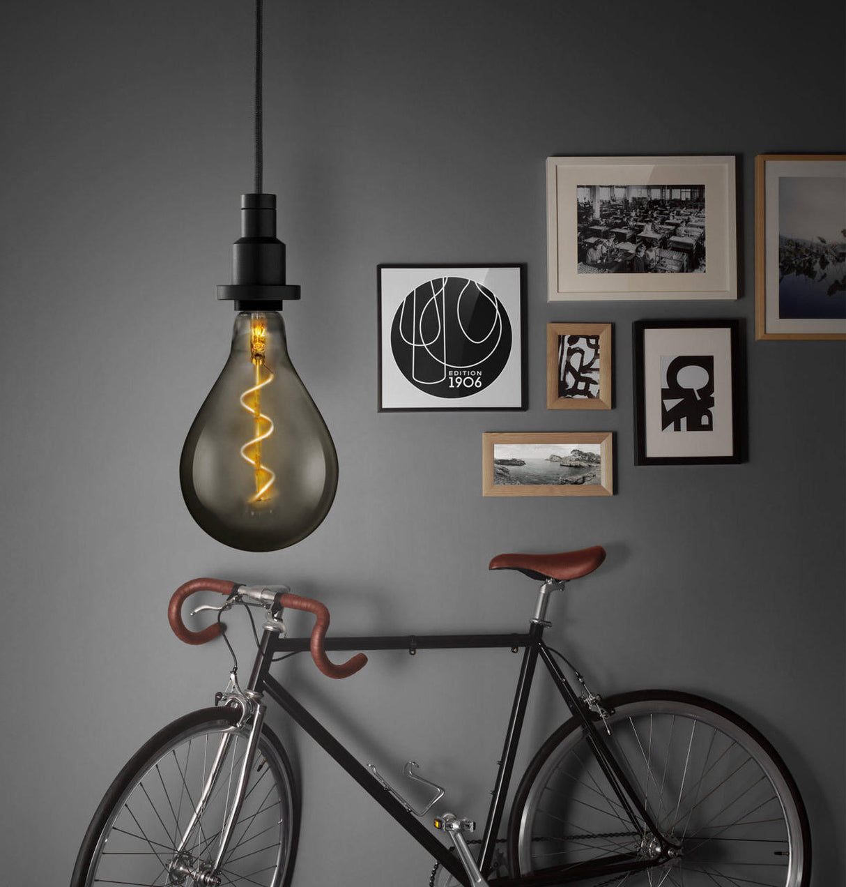 LED ЛАМПА VINTAGE 1906 LED CL A160 SMOKE16 4W/818 E27 LEDVANCE