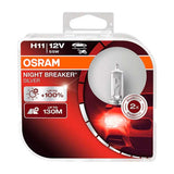 Халогенна крушка Osram Night Breaker Silver +100% H11, 55W 12V, 2 броя